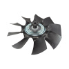 Крыльчатка вентилятора d-560 мм 9 лоп. в сборе с муфтой, а/м КАМАЗ Компас 12, JAC N120 (TRUCKMARK)