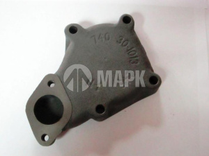 Коллектор отводящий (крышка теплообменника)(чугун)
