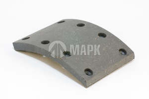 Накладка тормозная (сверленая расточеная) 