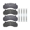 Колодки дисковые WG9100443050 с пластинами Sitrak передние (EXOVO)