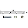 Планка крепления брызговиков 400мм (планка+болты+гайки)