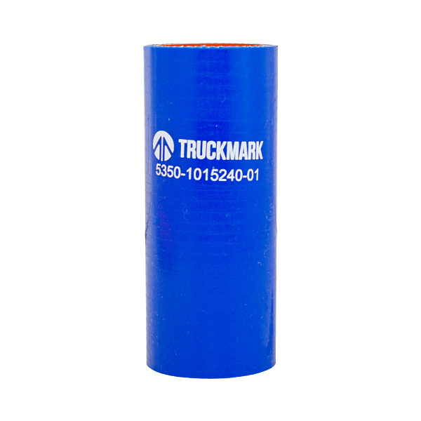 Патрубок радиатора нижний (силикон) синий (Ф32х100) (TRUCKMARK)
