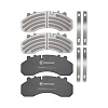 Колодки дисковые WG9100443050 с пластинами Sitrak передние (Bremhof)