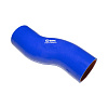 Патрубок радиатора нижний (силикон) синий (Ф70x250) (TRUCKMARK)