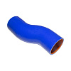 Патрубок радиатора нижний (силикон) синий (Ф70x250) (TRUCKMARK)