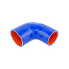 Патрубок интеркулера (силикон) синий (Ф60/70) (TRUCKMARK)