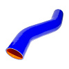 Патрубок радиатора нижний (силикон) синий (Ф70х475) (TRUCKMARK)
