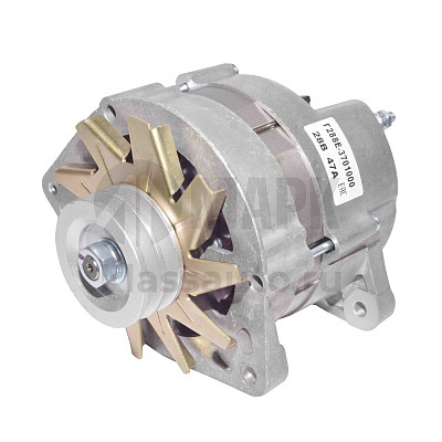 Генератор Г288Е (47А, 28В, 2-х руч.шкив) (TRUCKMARK)