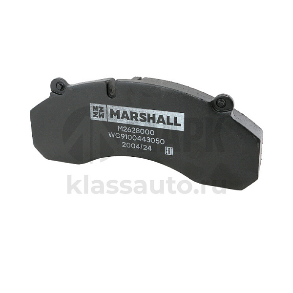 Колодки дисковые WG9100443050 с пластинами Sitrak передние (Marshall)