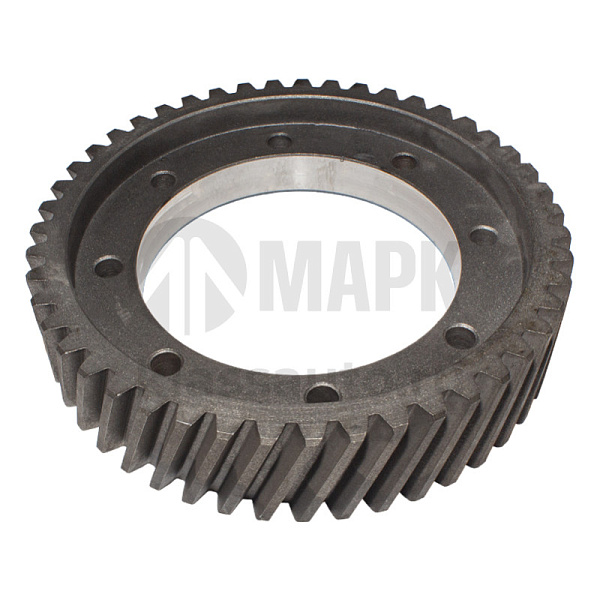 Шестерня цилиндрическая ведомая (47 зубьев) 8отв. УРАЛ ПЛАНТ