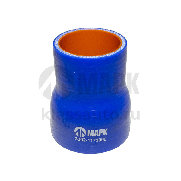 Патрубок интеркулера (силикон) синий переходник (Ф50/63х85) (TRUCKMARK)