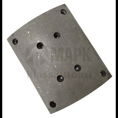 Накладка тормозная задняя DZ9112340062 (ширина 220) мосты MAN/SHAANXI (CREATEK)