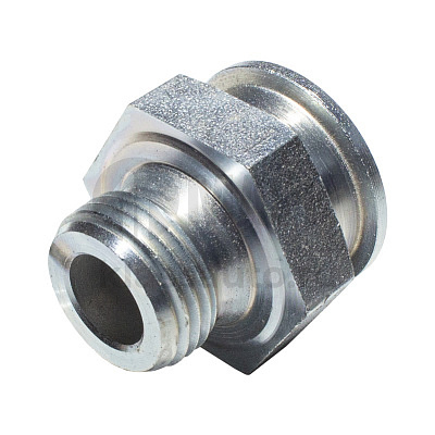 Штуцер соединительный М18х1,5х22 под конектор стальной   (5846040349) 