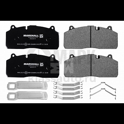 Колодки дисковые 29175/29195 с рем.компл., (210x93.8x30) SAF B9/SMB/HALDEX Modul T/SBS222 (Marshall)