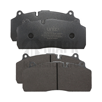 Колодки дисковые 29175/29195 с рем.компл., (210x93.8x30) SAF B9/SMB/HALDEX Modul T/SBS222 (UNIX)