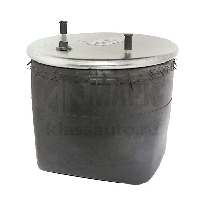 Пневморессора 4881NP без стакана (2 шп.-М12+1 отв.М22 под возд) (ось BPW) (AIRREX)