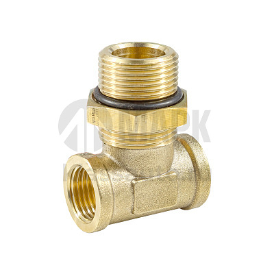 Соединитель трубки ПВХ,полиамид d=16-М22х1,5-16 фитинг тройник латунь (Аналог CAMOZZI)