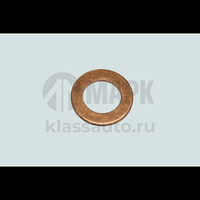 Шайба уплотнительная болта штуцера подачи масла к турбине медная (ISF2.8) 5258619 DVMARK