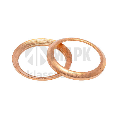 Шайба медная 16,3х21,9х1 (312327) аналог