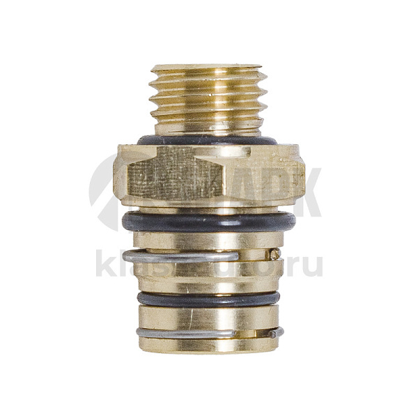 Соединитель переходник М12x1.5 P5 поворотный латунь