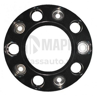 Колпак переднего колеса черный (пластиковый открытый)