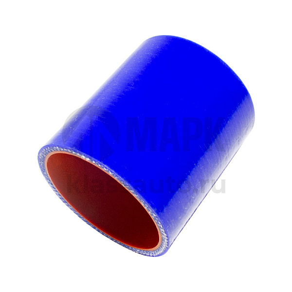 Патрубок радиатора нижний (силикон) синий (Ф58х70) (TRUCKMARK)