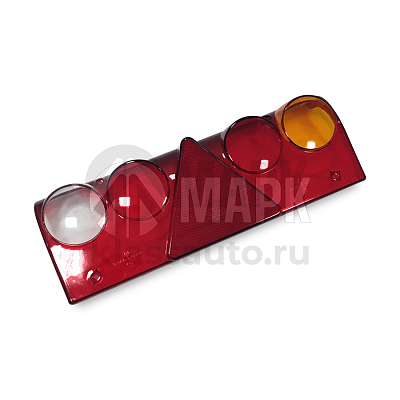 Стекло фонаря Schmitz правый  (желтый поворотник) (Т.А.С.)(12шт в кор)