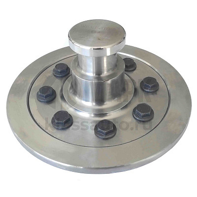 Шкворень на ССУ в сборе с тарелкой и болтами, 2 дюйма V.Orlandi