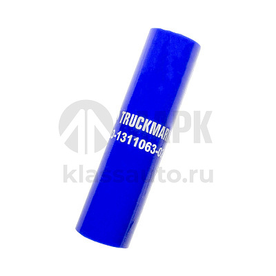 Патрубок расширительного бачка (силикон) синий (Ф12x85) (TRUCKMARK)