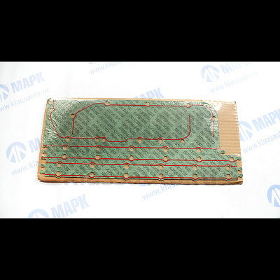 Прокладка картера (поддона) из 4-х.частей (паронит) A4570140222 а/м КамАЗ 5490/ MB OM457 (DT)