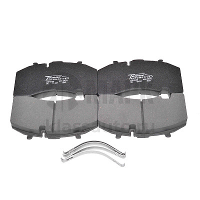 Колодки дисковые 29171/29158 с установочным комплектом (210.8x108x30) KNORR SB4309T/SK7 (Temac)