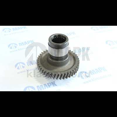 Вал промежуточный 210 в сб. без шпон паза (КПП 154) (ПАО КАМАЗ)