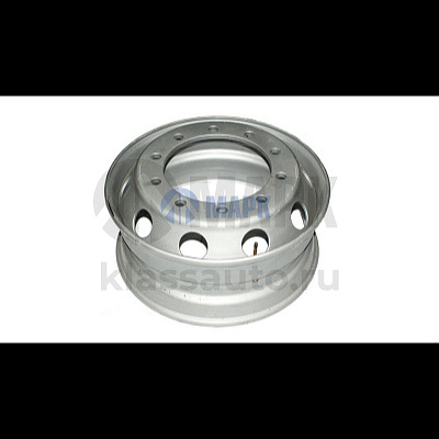 Диск колеса 8.25-R22,5 / 10х335 D281  (бескамерный) под шпильку  КАМАЗ 65115,ЛАЗ,ЛИАЗ,МАЗ