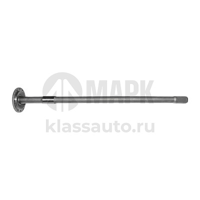 Полуось ЗМ длинная левая 20 шлиц. ПЛАНТ