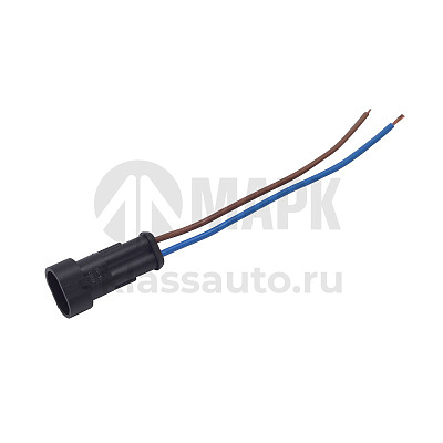 Колодка 2-х контактн. ЕВРО разъем на габаритный фонарь (СПГ2В)