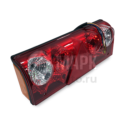 Фонарь задний SCHMITZ левый, белый поворотник (кабель) (Т.А.С.) (6шт в кор)