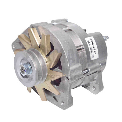 Генератор 6562 (90А, 28В, 2-х руч.шкив) 6562-3701000 (TRUCKMARK)