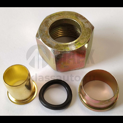 Ремкомплект полиамидных трубок а/м КАМАЗ d=15 (гайка, муфта, втулка)