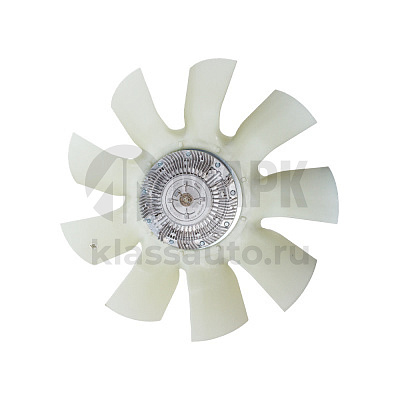 Крыльчатка вентилятора d-600 в сборе с муфтой дв.B180 4308 ЕВРО-2 (9 лоп) (TRUCKMARK) (2шт в кор)