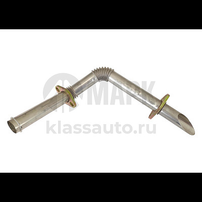 Трубка рециркуляции (впускного коллектора) дв. 536 (Ф32, L=560, фланец 2отв Ф10)