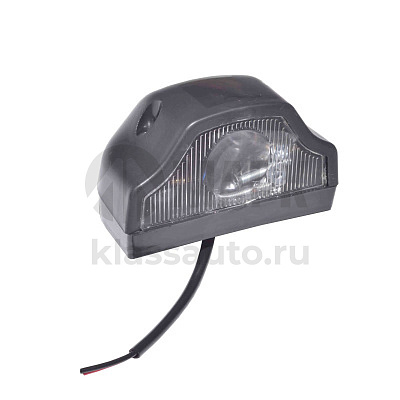 Подсветка номерного знака евро фура черная  (волна) Б/Л Т.А.С