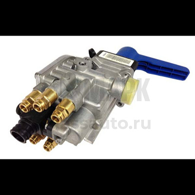 Кран подъема платформы SCHMITZ COLAS (синяя ручка, 5 выводов+Bayonet) (HALDEX)