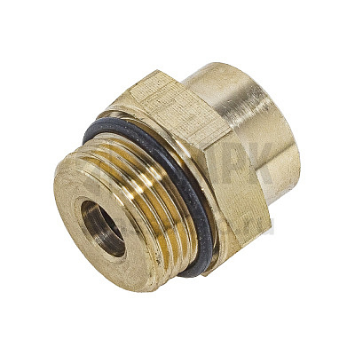 Соединитель трубки ПВХ,полиамид d=10мм М20х1.5 (фитинг прямой) латунь (Аналог CAMOZZI)