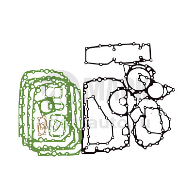 Комплект прокладок КПП ZF 16S151/16S181/16S221/16S251 TECNARL