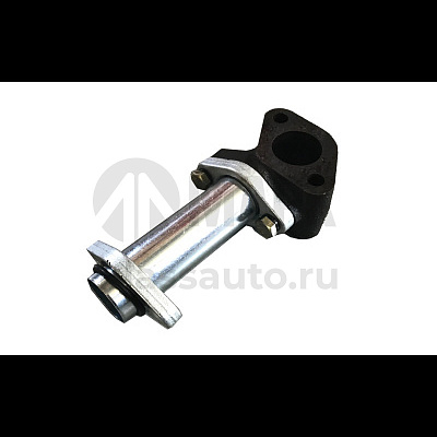 Угольник отвода воды в сб. (флянец+трубка)(18шт в короб)