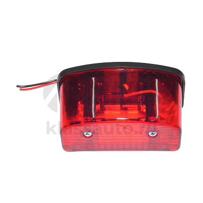 Фонарь подсветки номерного знака б/л красная прямоугольная (Т.А.С.)