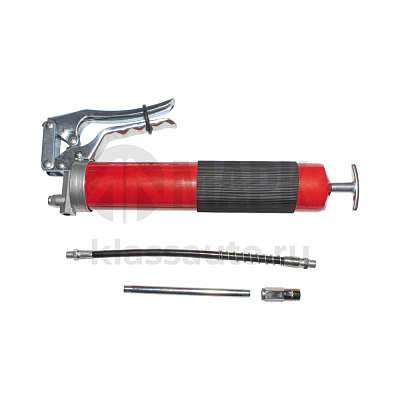 Шприц рычажно-плунжерный 0,5л (пистолетный тип, 2 выхода) (TRUCKMARK) (20шт в кор) )