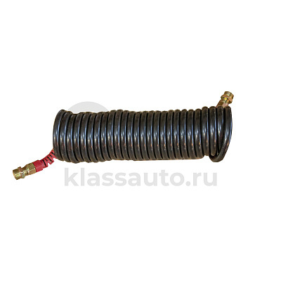 Шланг воздушный черный 7.5м штуцер М22mm ПОЛИАМИД (КРАСНЫЙ) 3195