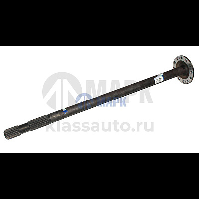 Полуось ЗМ а/м КамАЗ длинная левая с блокировкой ( Автомагнат)