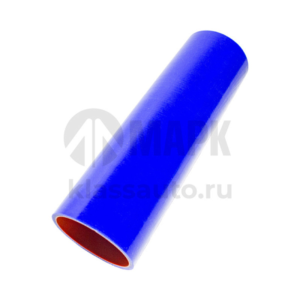 Патрубок радиатора нижний (силикон) синий (Ф70x265) (TRUCKMARK)